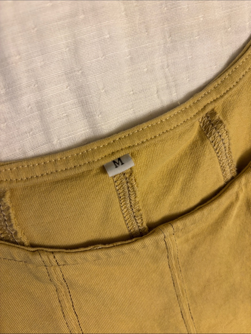 Boho Tank Set in Mustard - Picture 3 of 5